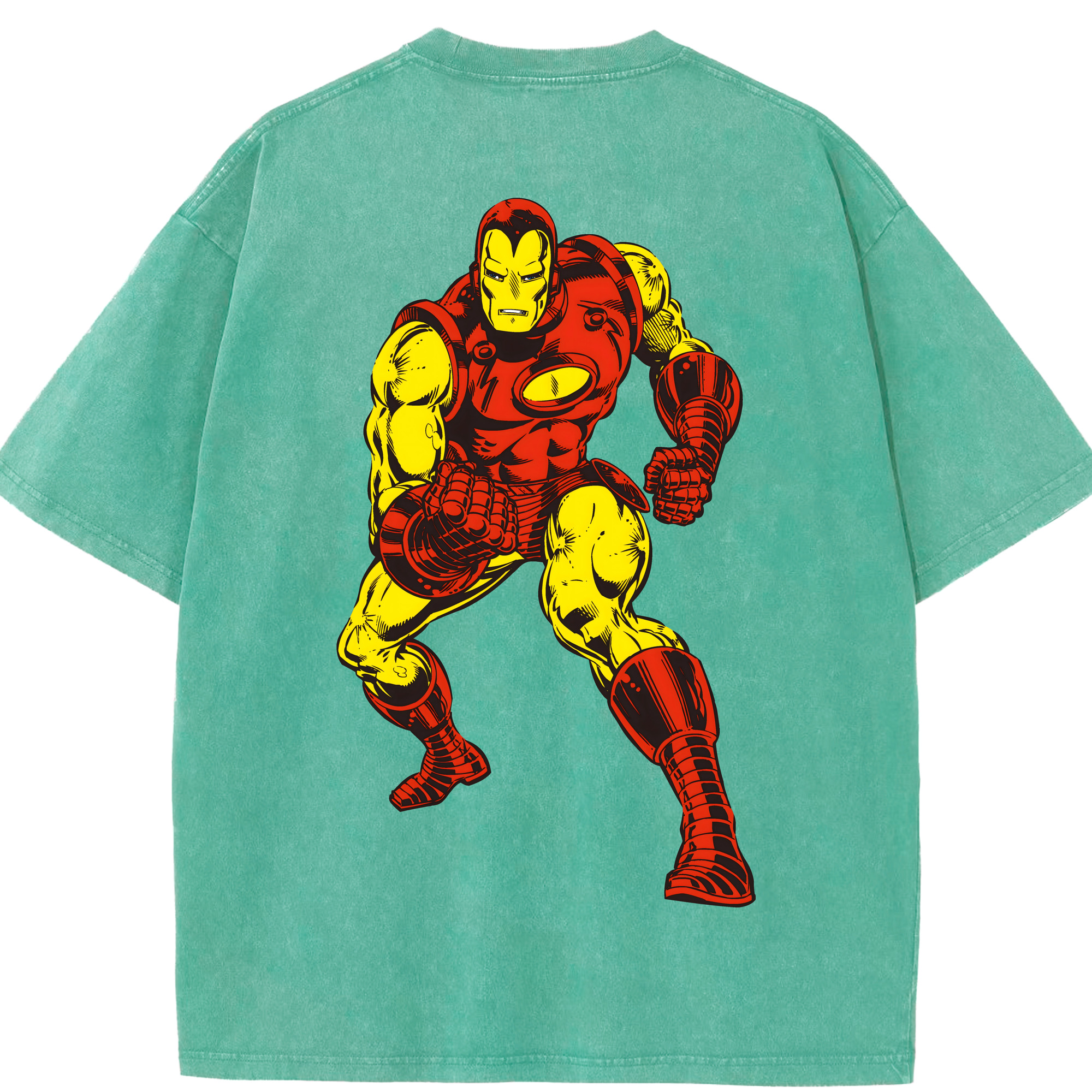 （画像用） アベンジャーズ The Avengers 綿100% ヴィンテージ風 半袖Tシャツ（背面プリント）
